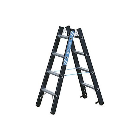 Escalera de tijera para cargas pesadas ascenso por ambos lados