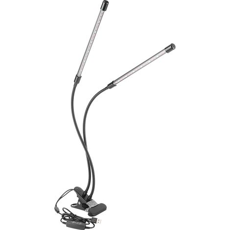 Lampe de croissance LED 20 W à spectre complet, alimentée par USB, pour plantes, légumes et fleurs d'intérieur, serres et serres. (1/5)
