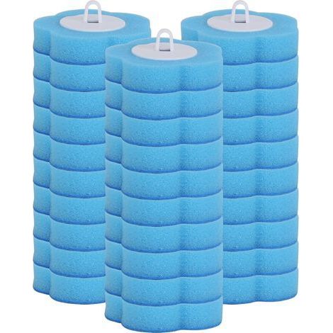 30 têtes de brosse de rechange pour WC, têtes de brosse jetables, têtes de brosse de rechange jetables (1/3)