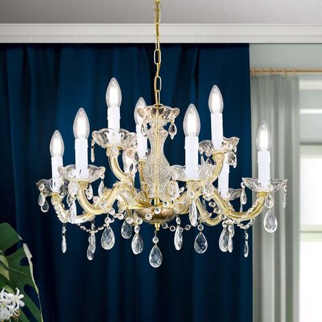 [GEBRAUCHT] B-Ware Orion Kronleuchter Marie Claire Deckenlampe Deckenlicht Leuchte Lampe LED E14 (1/2)