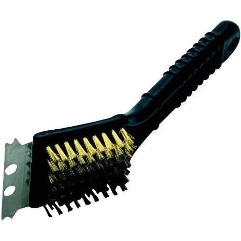 Brosse pour grille - CAMPINGAZ - Brosse pour ôter les graisses et résidus - Manche en plastique (1/2)