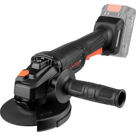 Dnipro-M Amoladora Angular DGA-201M 20V, Radial 125 mm, 10.000 rpm, M14, Corte, Desbaste, Lijado y Eliminación de Óxido, Sin Batería ni Cargador (1/5)