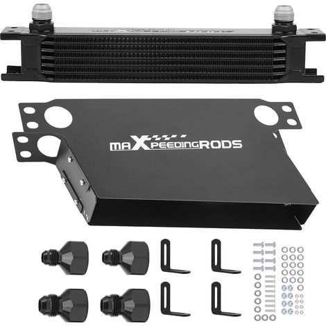 7-Row Transmission Oil Cooler Kit AN-10 for Universal Application with Guide (1/5)