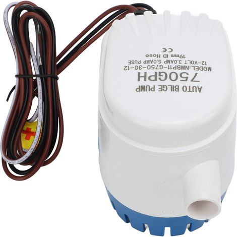 Pompe à eau Blige automatique submersible 750 GPH 12 V, étanchéité optimale, haute efficacité, pour bateaux, caravanes et camping-cars. (1/5)