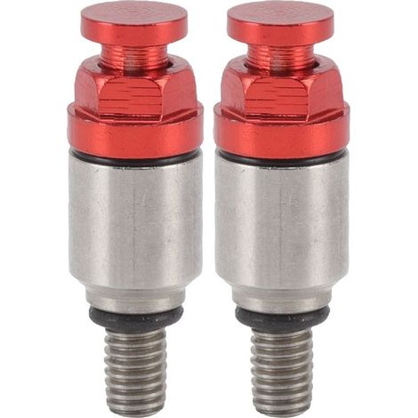 2 pieces M5x0.8 fork aluminum alloy purgeur air valve of surpression of replacement for CRF150R CR125R CR250R CRF250R red