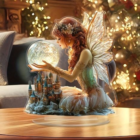 Figurine Acrylique - Décor De Bureau Étanche - Pour Salon Salle Détude Bureau À Domicile - 1 Pièce (1/5)