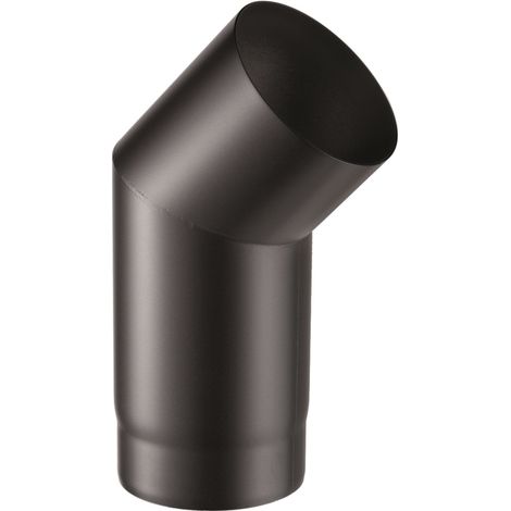 Save gomito acciaio 45o per canne fumarie   15 cm 150 mm spessore 2 mm (1/4)