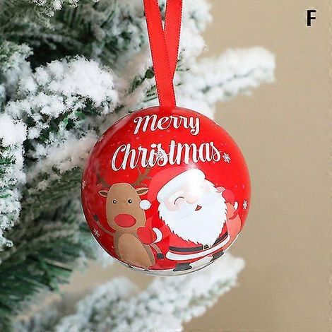 Pendentif de Noël rétro en fer, style antique, Père Noël et avion, décoration à suspendre au sapin, ornements, décoration de fête F3 (1/5)