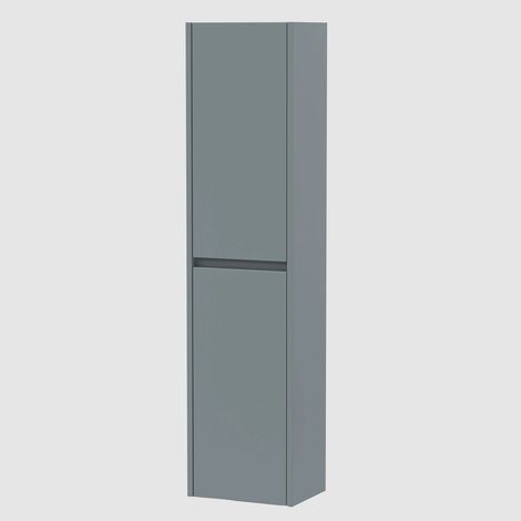 Nuie Havana Matt Coastal Grey 1433mm x 350mm Tall Wall Hung Storage Unit - NPH2362 (1/3)