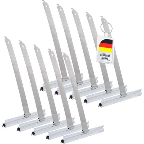 10x Maxi Rolladen Aufhängefeder Rollladen Stahlband-Aufhänger Federn (1/4)