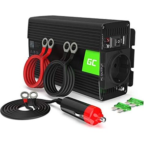 Green Cell INV04DE Netzgerät und Wechselrichter Universal 500 W Schwarz (1/5)