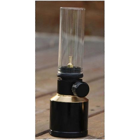 Lampe à gaz de camping avec bougie et canette vide, lampe à gaz d'ambiance, lanterne pour cheval, brûleur à gaz extérieur, lampe de tente (1/5)