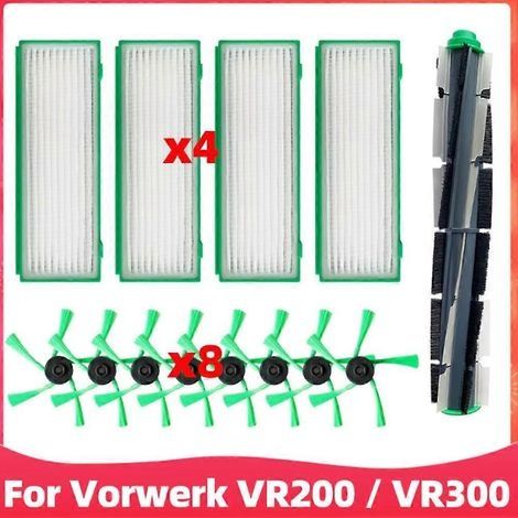 Accessoires pour aspirateur Vorwerk Kobold VR200 VR300 : brosse latérale rotative, filtre HEPA, accessoires ultra-résistants (1/5)