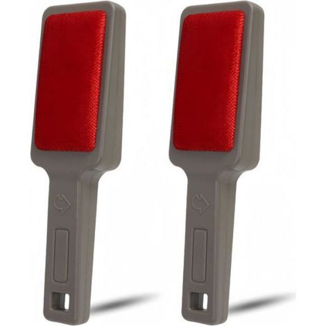 Brosse Anti-peluches - Double Face Velours - Pour Vêtements Tapis Meubles Sièges Voiture - Lot de 2 (1/5)