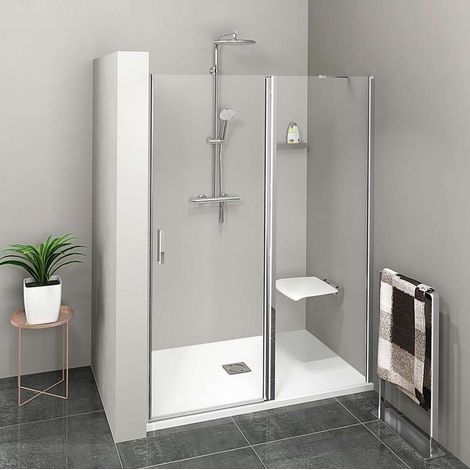 Polysan Zoom Line - Porta doccia 120 cm, vetro trasparente ZL1312