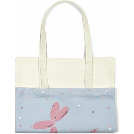 Sac Shopping - Tote Bag - Coton 100 % - 48 X 55 Cm - Pour Courses Et Usage Quotidien - 1 Pièce (1/4)