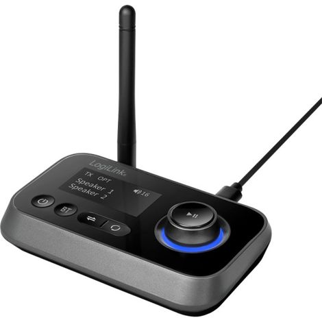 Transmisor y receptor de audio bluetooth 50 con pantalla lcd (1/5)