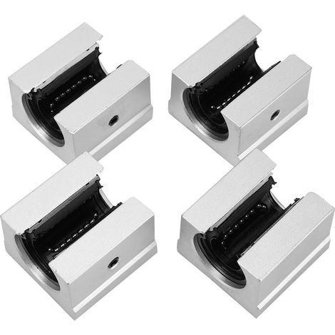 4 Stück SBR16UU 16mm Linearführungs-Kugellager-Gleitblock-CNC-Frästeile (1/5)