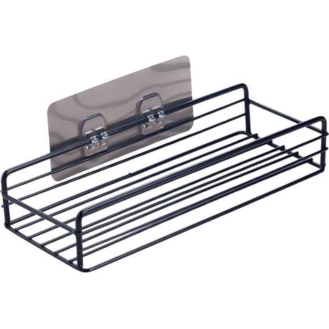 Shelf - Shampoo Storage Rack - Wall Mounted Adhesive Shower Organizer - For Bathroom - 1 Piece