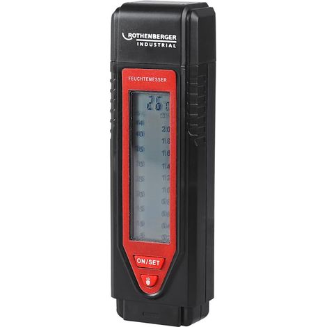 ROTHENBERGER Industrial RO Laser digitaler Feuchtigkeitsmesser Holz, Beton, Mauerwerk LED-Display - 1500000797