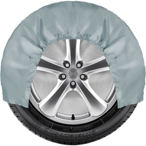 Housses de pneus Couverture de Roue 72 cm de diamètre,Secours Housse de Protection Hiver été Voiture Pneu Stockage Sacs véhicule Roue Protecteur Voiture Accessoires (Color : 1 Piece gri)