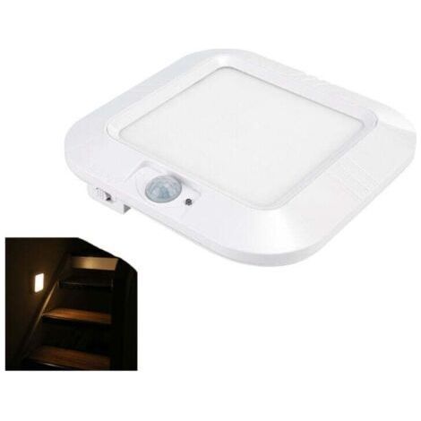 Plafonnier LED avec Détecteur de Mouvement Rechargeable 6000K pour Couloir Salle de Bain Balcon Classe G (1/4)