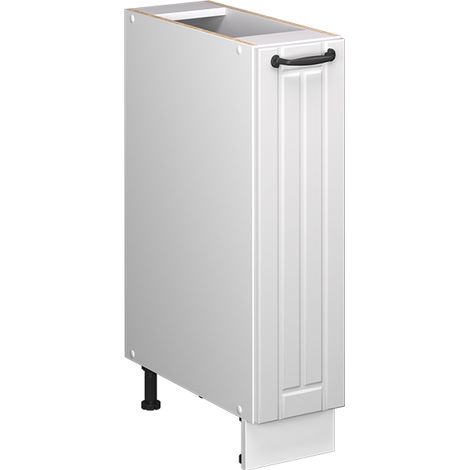 Armadio cucina dispensa alto Fame-Line, Bianco rustico/Bianco, 20 cm senza piano di lavoro, Vicco (1/5)
