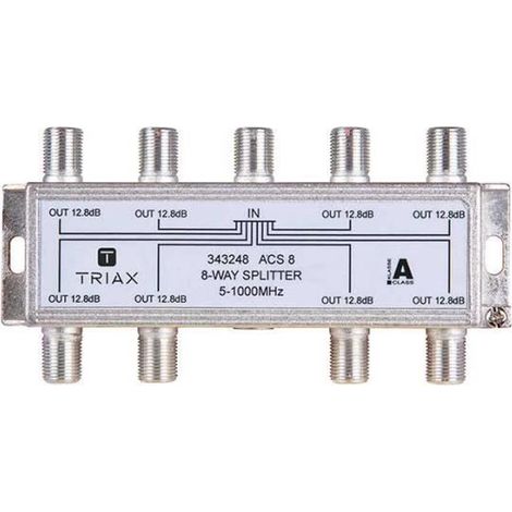Splitter triax acs 8 impedenza 75 Ω frequenza 5-1000 MHz