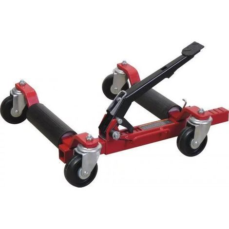 Drakkar Equipement – Chariot de manutention 560 kg – Réglage mécanique des véhicules – Largeur des roues 232 mm – Dimensions 510 x 610 x 180 mm (1/3)