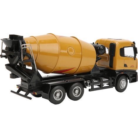 Camion-bétonnière miniature en alliage à l'échelle 1/50, jouet pour garçons et filles (1/5)
