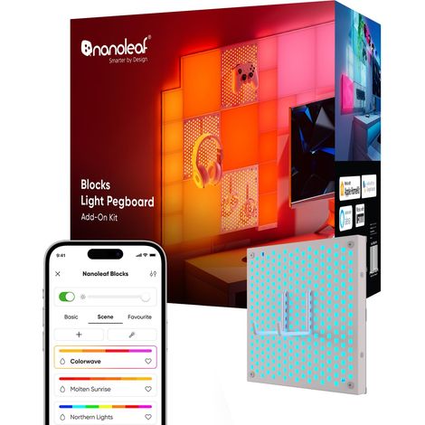 NANOLEAF BLOCKS PEGBOARD EXPANSION PACK - 1PK N8100E00-1BP