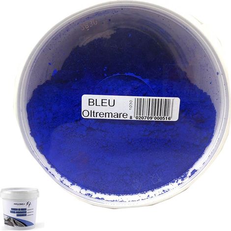 Multichimica 500gr colorante ossido di ferro in polvere, colori blue