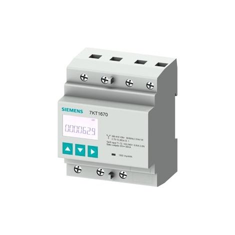Siemens 7KT1670 Contatore elettrico trifase autonomo