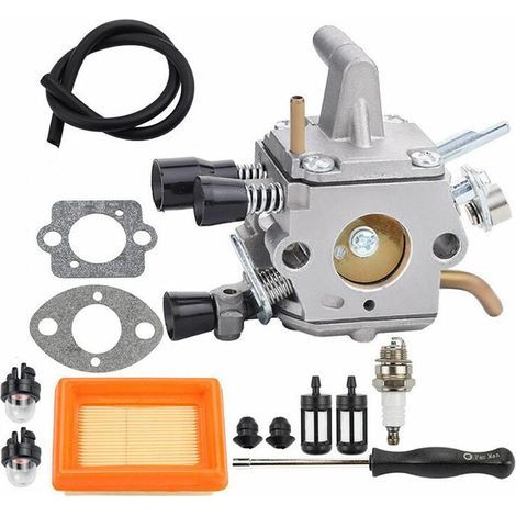 Carburador para Stihl FS120, FS120R, BT120, BT120C, FS200, FS200R, SP200, FS250, FS250R, HT250, FT250, FS300, FS350, FR350, FR450, FR480, FR480C. Número de pieza: 4134 120 0653, 4134 120 0652. (1/5)