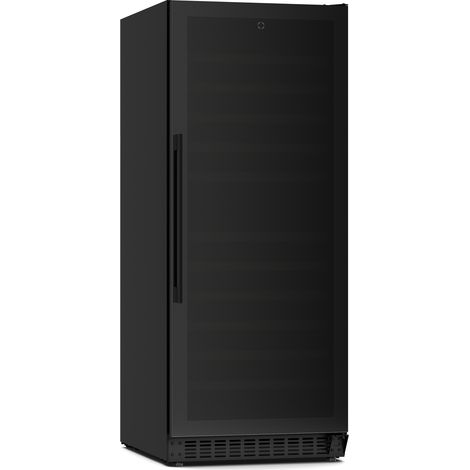 Klarstein Velaire frigorífico para vinos empotrable  Moderno, elegante  Protección UV  Doble zona  122 botellas