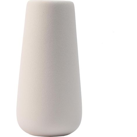 Petits vases céramique blancs modernes, pour fleurs fraîches/séchées, déco maison/bureau