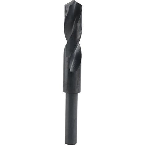 Foret de 19 mm, queue de 1/2 pouce, foret HSS, noir, foret hélicoïdal à queue réduite