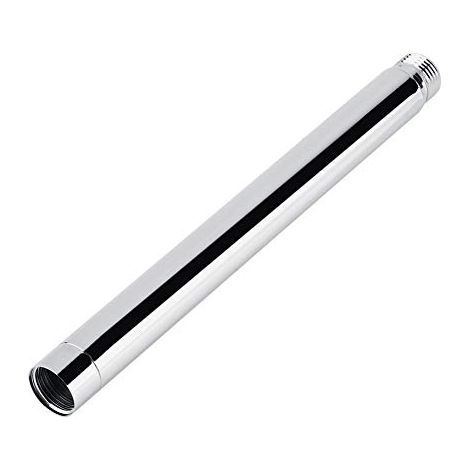 GARRYFIZH Accessoire de salle de bain Tube d'extension de douche rond en acier inoxydable 201 de 8 pouces avec chromage (1/5)