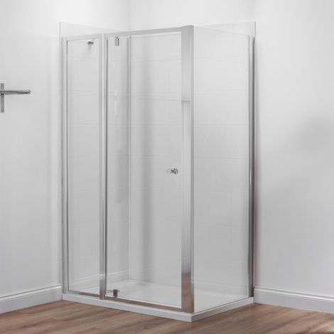Porte de douche 120 cm JACOB DELAFON Serenity porte pivotante installation niche