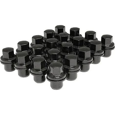 20 écrous de roue noirs M14x1,5 pour Land Rover Range Rover Sport HSE LR3 LR4 LR2 (1/5)