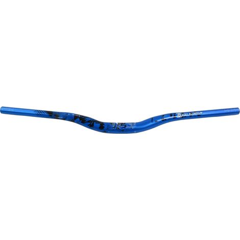 Guidon de vélo rehausseur extra long en alliage d'aluminium 31,8x720mm pour cyclisme bleu (1/5)