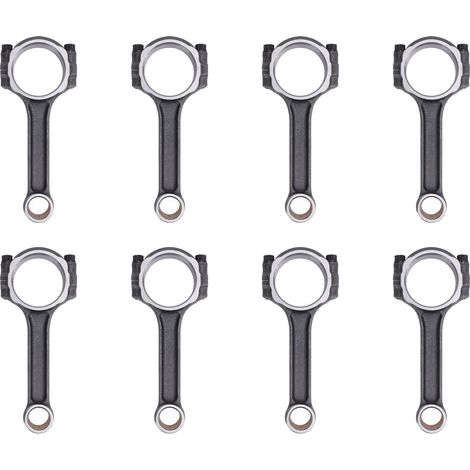 Bielles I Beam, 8 pièces, 6,000 pouces, 2,100 pouces, 0,927 pouces, douille en Bronze 5140, acier Chromoly PC41109, remplacement pour SBC 350 CE274.1005 (1/5)