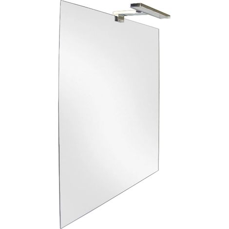 'SPECCHIERA DA BAGNO CON LED ''LUXERA ESSENZA cm 50 x h. 70 oriz/vert - led cm 18 - W 3,5' cm 50 x h. 70 oriz/vert - led cm 18 - W 3,5