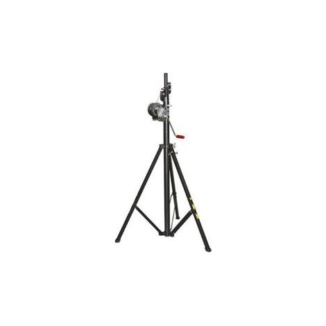 Stockman – Élévateur lève-charge manuel 100kg – Hauteur 4000mm – SKU LP100 – Treuil avec frein automatique – Utilisation intérieure/extérieure