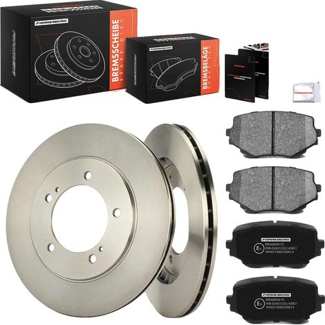 Set di dischi e pastiglie freno, diametro 310 mm, spessore 14,9 mm, larghezza 110,1 mm, altezza 54,9 mm, tipo ventilato (1/5)