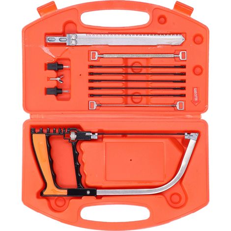 Ensemble de scies à main universelles multifonctionnelles en acier allié pour le travail du bois et la construction. (1/5)