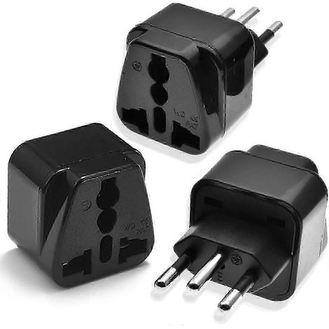Adaptateur secteur suisse de type J, lot de 3, usage universel en voyage (1/5)