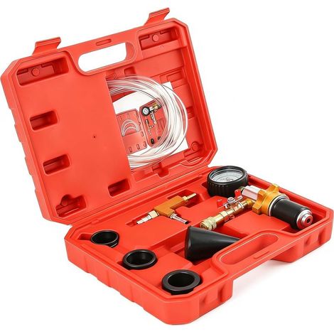 Kit 7 pièces de remplissage et purge du système de refroidissement – pour changement de liquide et contrôle (1/4)