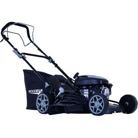 Woodster Benzin-Rasenmäher BLM460-161S 2,6 kW 46 cm Schnittbreite Handrasenmäher (1/3)