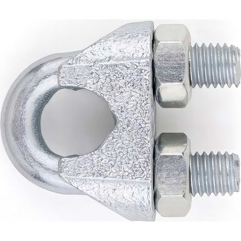 SJ-Z - COLLIER DE CÂBLE DIN-741 ZINGUÉ 05-06 ( 100 u.) (1/4)